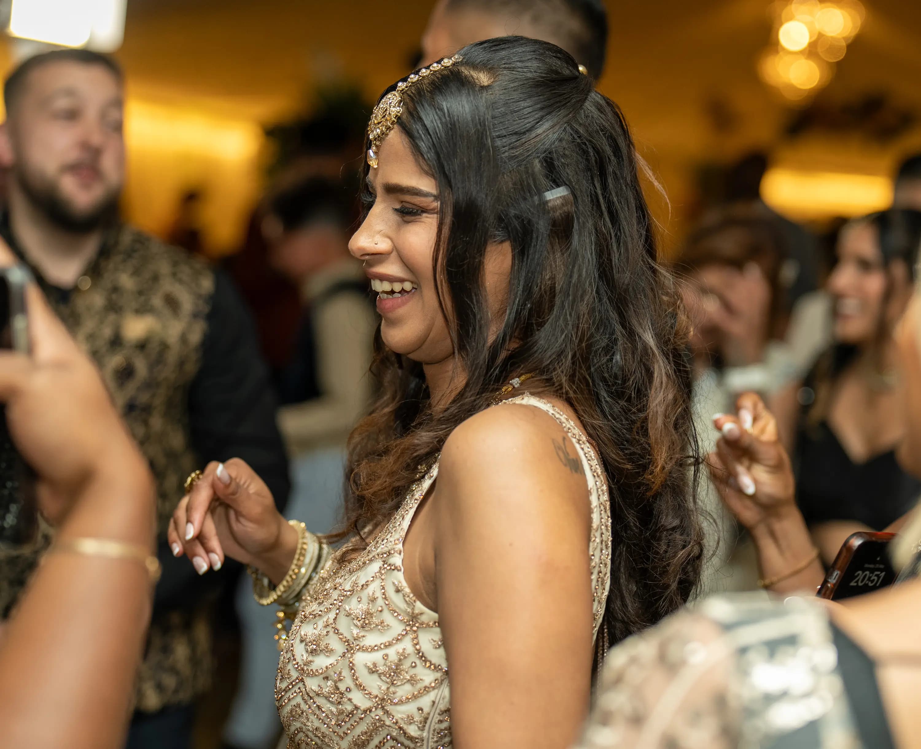 Wedding reception photographed by Miftah Photography